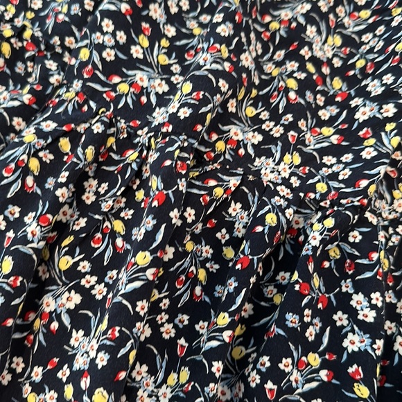 Chaps Ralph Lauren Sleeveless Button Up Tie Dress - Picture 3 of 3